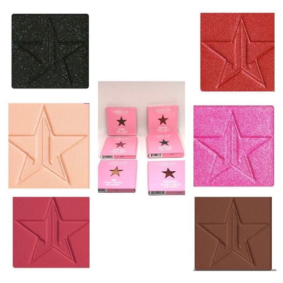 JEFFREE STAR 6-Piece Bundle Lot Individual Eye Shadow Artistry Singles NIB NEW - Picture 1 of 2